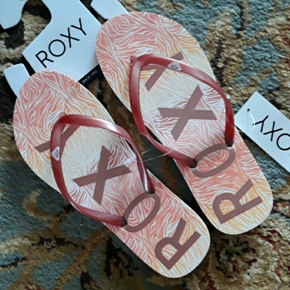 7x*Host Pick*Roxy adorable flip flop sandals